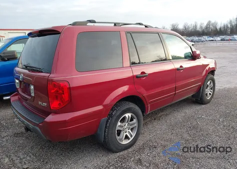 2005 Honda Pilot Ex-L from USA, damaged, VIN 5FNYF18635B062551